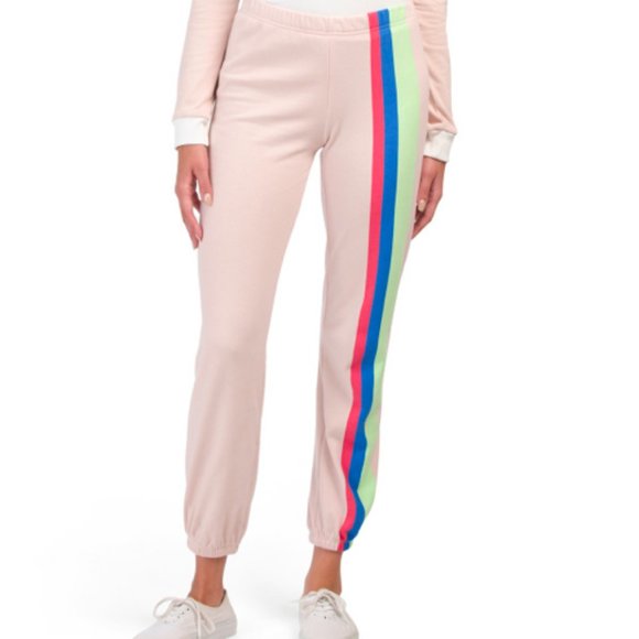 Wildfox Mellow Stripe Easy Sweatpants - Picture 1 of 9